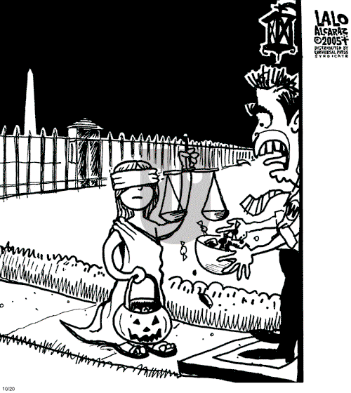 Lalo Alcaraz on Thursday October 20, 2005 Comic Strip