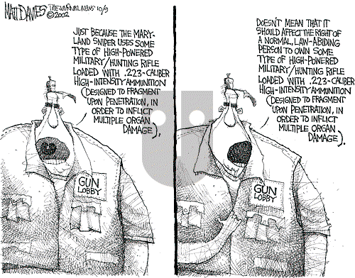 Matt Davies on Wednesday October 9, 2002 Comic Strip