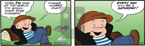 Nancy on Saturday February 20, 2016 Comic Strip