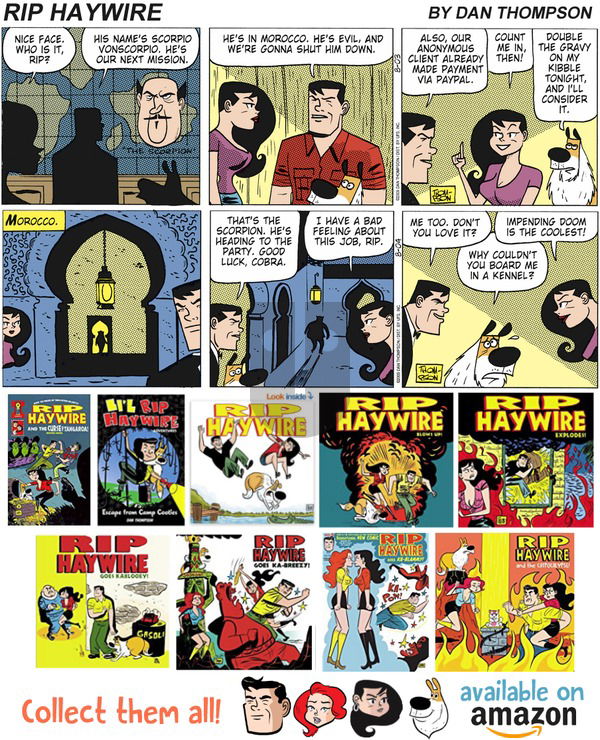 Rip Haywire on Sunday July 8, 2018 Comic Strip