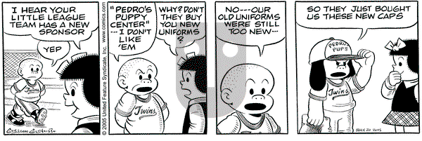 Nancy on Wednesday July 20, 2005 Comic Strip
