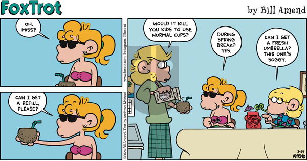 FoxTrot on Sunday March 24, 2024 Comic Strip