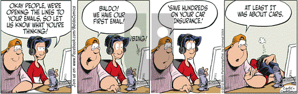 Baldo on Thursday February 9, 2012 Comic Strip