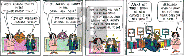 Cathy Classics - Thursday April 3, 2008 Comic Strip