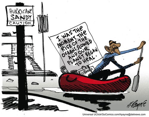 Henry Payne on Sunday November 4, 2012 Comic Strip