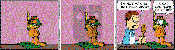 Garfield on Saturday October 6, 2012 Comic Strip