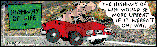 Frank and Ernest - Saturday February 8, 2025 Comic Strip
