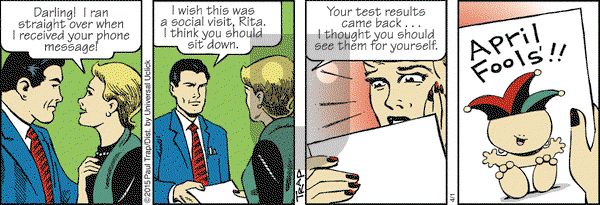 Thatababy on Wednesday April 1, 2015 Comic Strip
