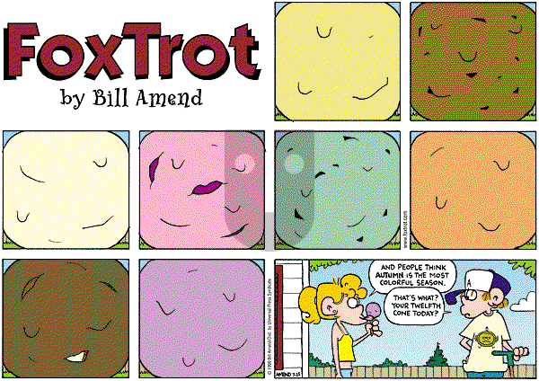 FoxTrot - Sunday July 25, 1999 Comic Strip