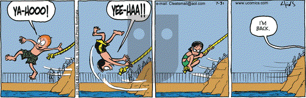 Cleats on Saturday July 31, 2004 Comic Strip