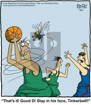 In the Bleachers on Thursday February 21, 2013 Comic Strip