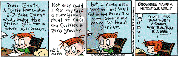 Red and Rover on Thursday December 6, 2001 Comic Strip