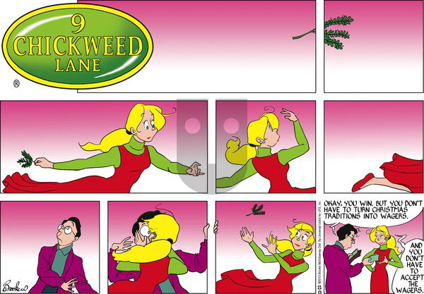 9 Chickweed Lane on Sunday December 22, 2013 Comic Strip