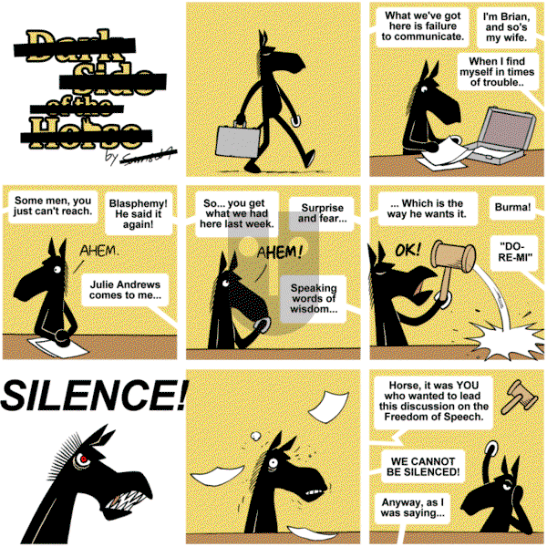Dark Side of the Horse on Monday February 23, 2015 Comic Strip