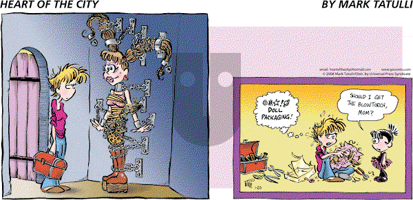 Heart of the City on Sunday January 20, 2008 Comic Strip