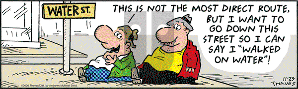 Frank and Ernest on Monday November 23, 2020 Comic Strip