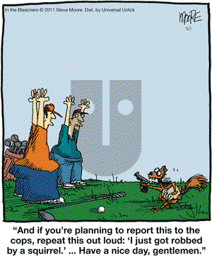 In the Bleachers - Tuesday February 1, 2011 Comic Strip
