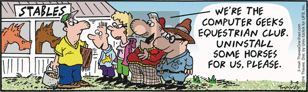Frank and Ernest on Tuesday March 4, 2014 Comic Strip