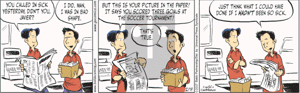 Baldo - Saturday February 17, 2007 Comic Strip