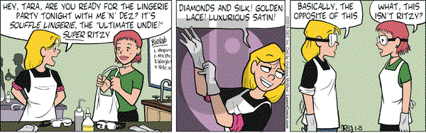 Luann on Monday January 8, 2018 Comic Strip
