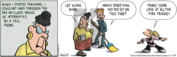 Frazz on Friday November 20, 2009 Comic Strip