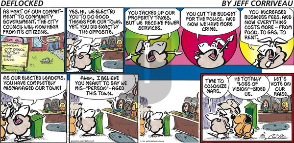 DeFlocked on Sunday March 30, 2025 Comic Strip