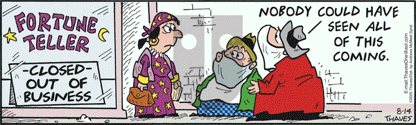 Frank and Ernest on Friday August 14, 2020 Comic Strip
