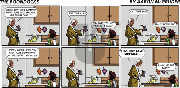 The Boondocks on Sunday September 11, 2005 Comic Strip