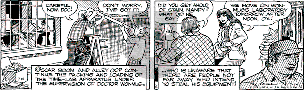 Alley Oop on Saturday July 14, 1979 Comic Strip
