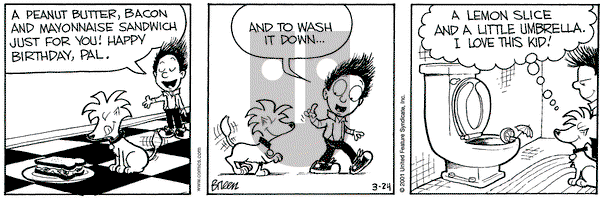 Grand Avenue on Saturday March 24, 2001 Comic Strip