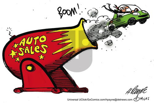 Henry Payne on Sunday September 7, 2014 Comic Strip