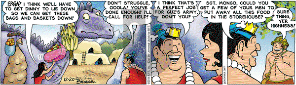 Alley Oop on Tuesday December 20, 2016 Comic Strip