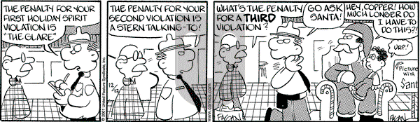 Drabble on Saturday December 22, 2001 Comic Strip