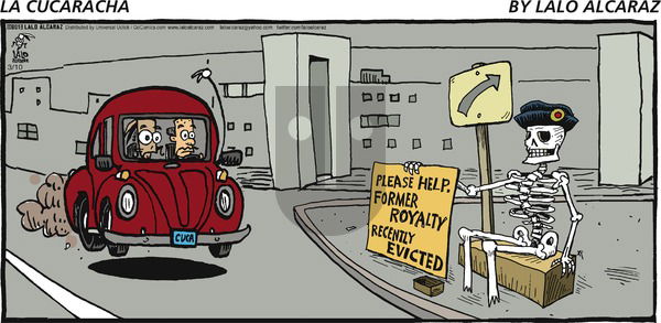 La Cucaracha on Sunday March 10, 2013 Comic Strip
