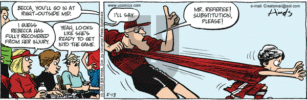 Cleats on Monday May 13, 2002 Comic Strip