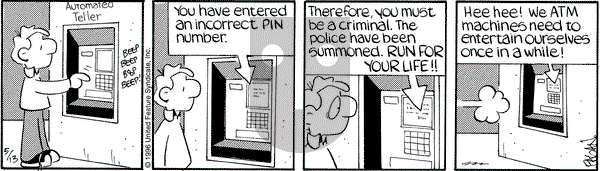 Drabble on Monday May 5, 1997 Comic Strip