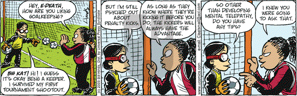 Cleats on Monday February 24, 2003 Comic Strip