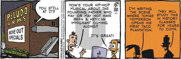 La Cucaracha on Tuesday August 2, 2016 Comic Strip