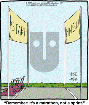 In the Bleachers on Tuesday January 2, 2018 Comic Strip