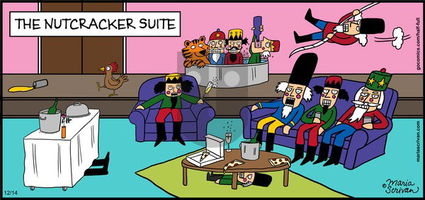 Half Full on Sunday December 14, 2014 Comic Strip