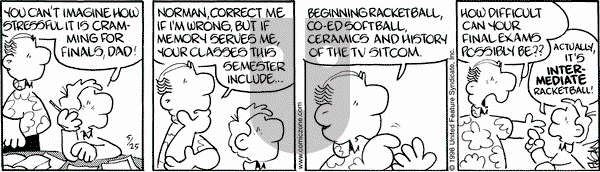 Drabble on Monday May 25, 1998 Comic Strip