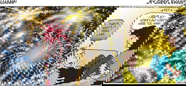 Luann on Sunday July 4, 2004 Comic Strip