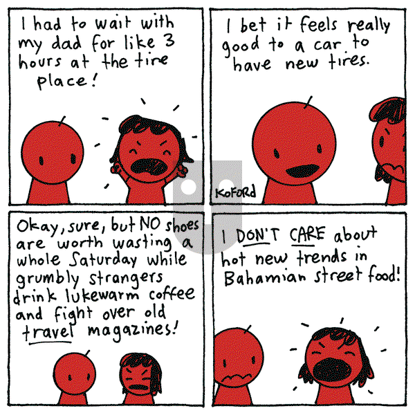 Haircut Practice on Monday July 22, 2024 Comic Strip