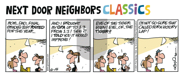 Next Door Neighbors on Saturday June 7, 2025 Comic Strip