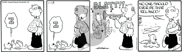 Drabble on Saturday March 31, 2001 Comic Strip