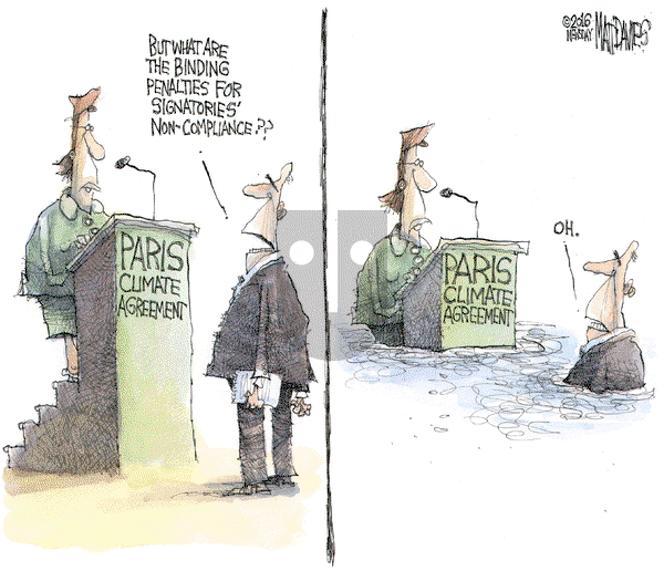Matt Davies on Monday April 25, 2016 Comic Strip