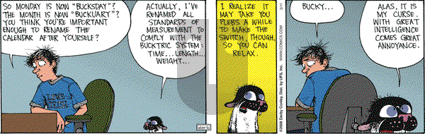 Get Fuzzy on Tuesday March 11, 2008 Comic Strip