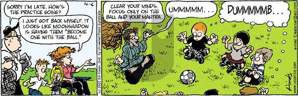 Cleats - Saturday April 6, 2002 Comic Strip