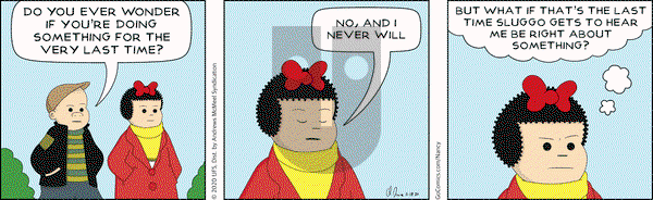 Nancy on Wednesday November 18, 2020 Comic Strip
