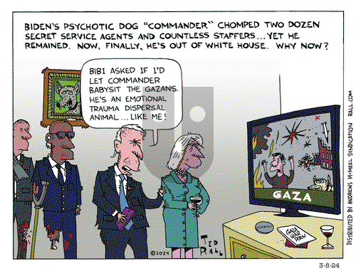 Ted Rall - Friday March 8, 2024 Comic Strip